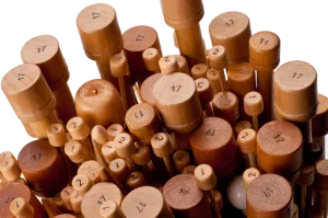 ChiaoGoo Bamboo Patina Single Point Needles