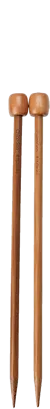 ChiaoGoo Bamboo Patina Single Point Needles