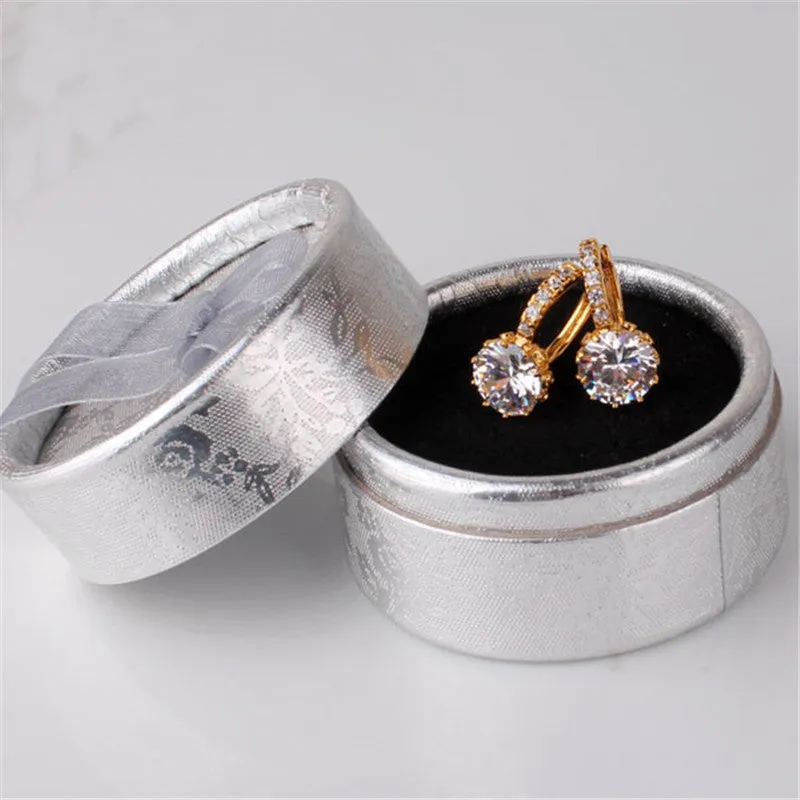 Earring Women Gold Plated Hoop Earrings Zirconia Attractive Jewelry for Women Brinco