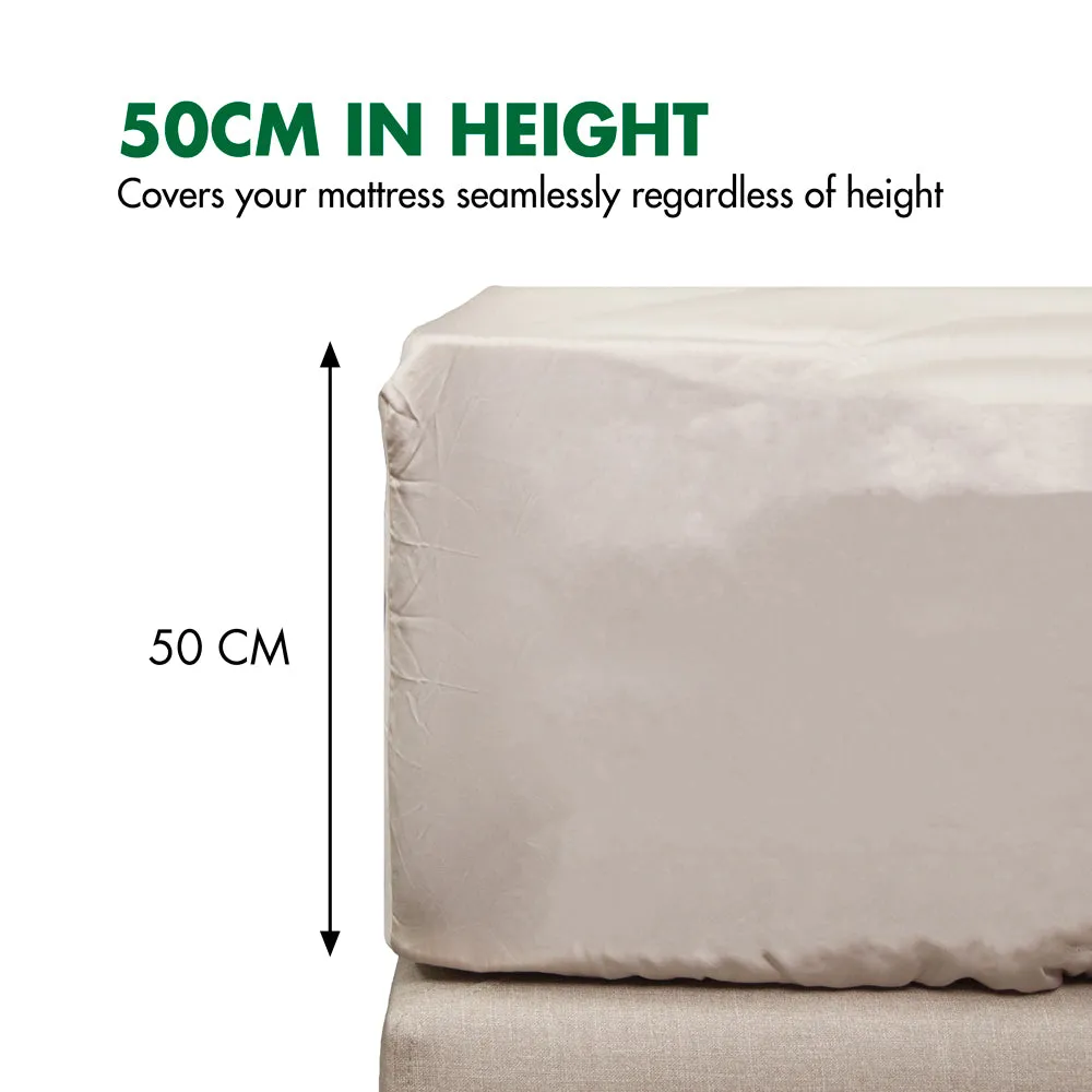 Getha 6PCS Tencel Nano Silver Bedsheet Set