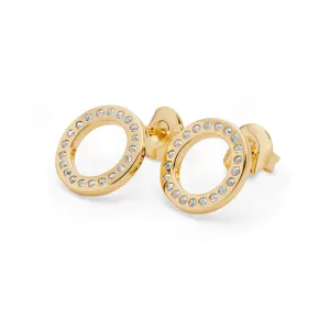 Halo Studs in Gold Vermeil