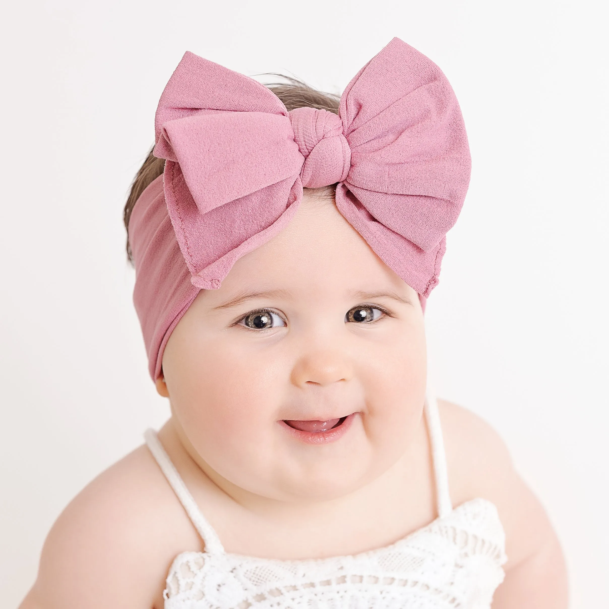 Jade Bow - Dusty Rose
