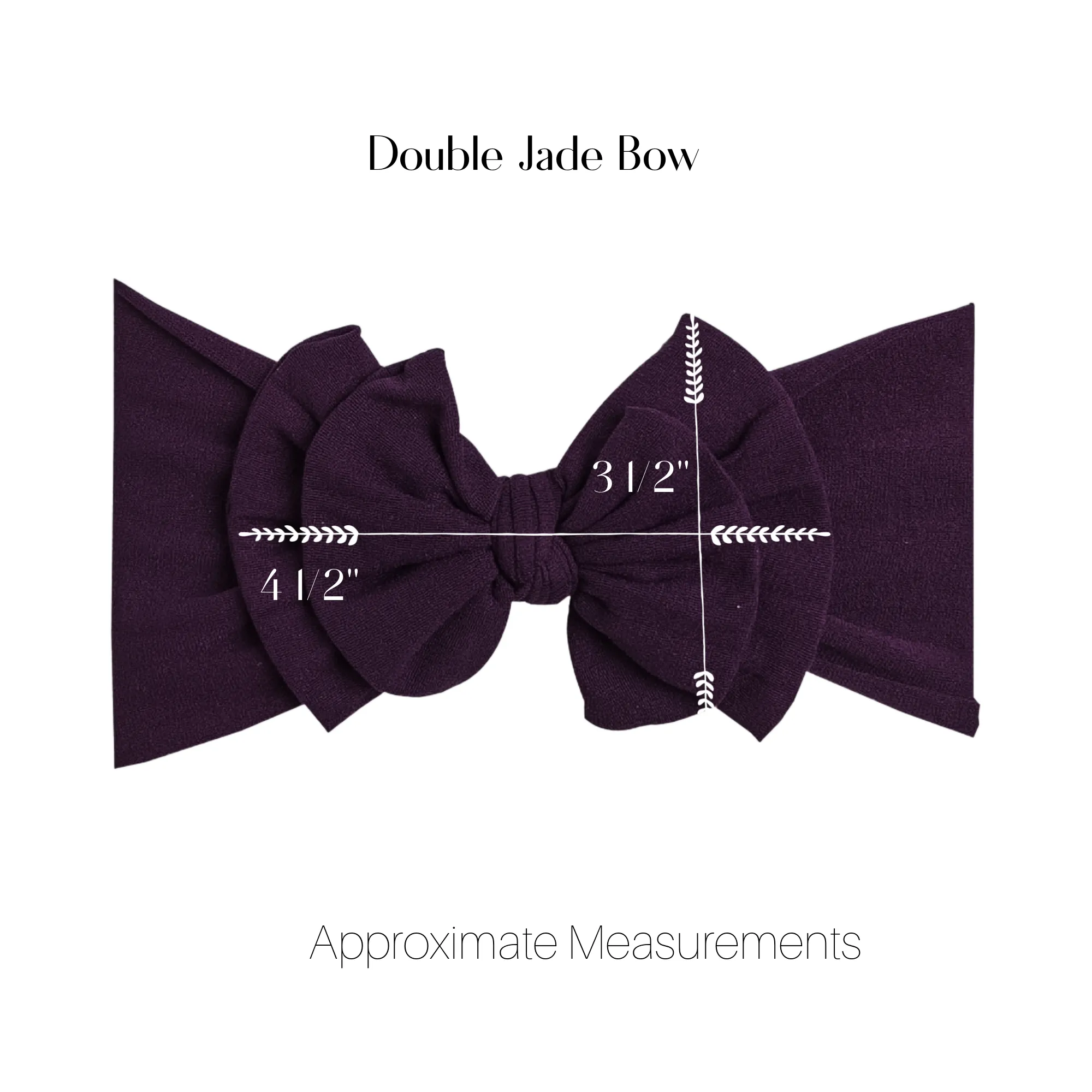 Jade Bow - Dusty Rose