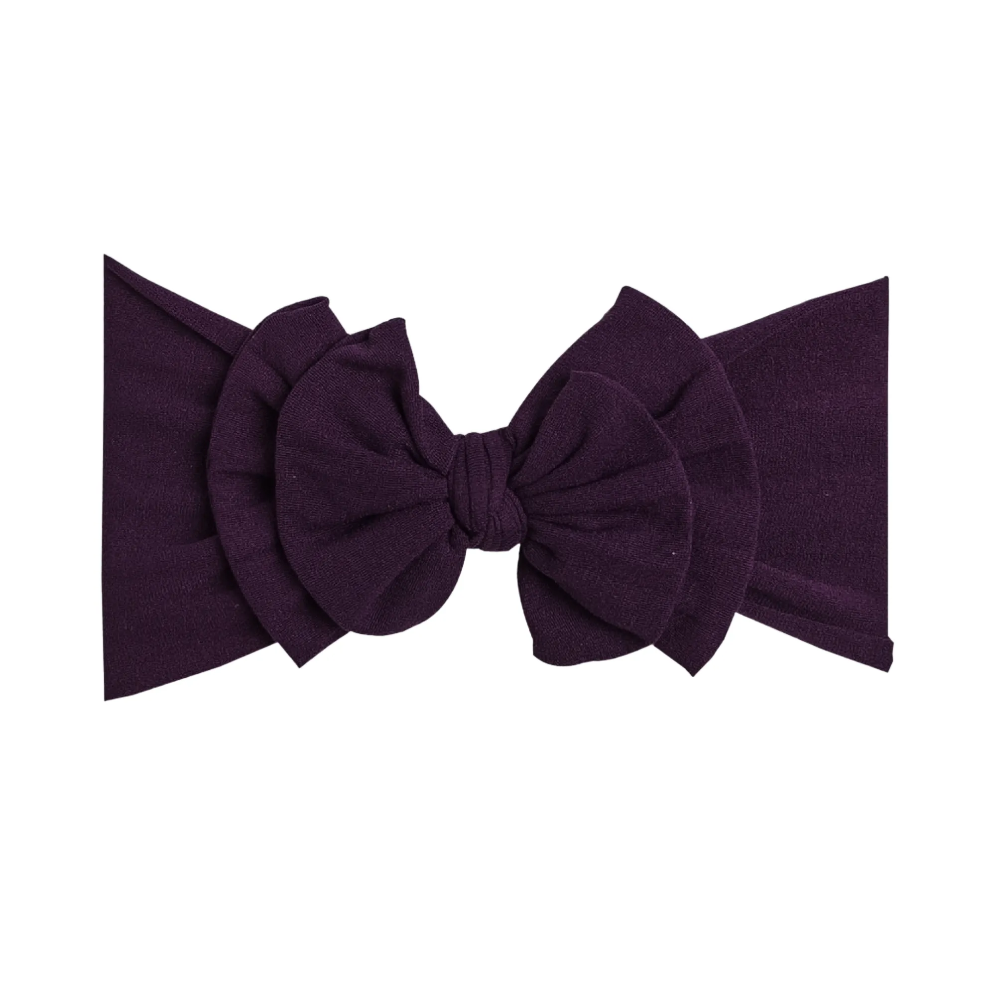 Jade Bow - Eggplant