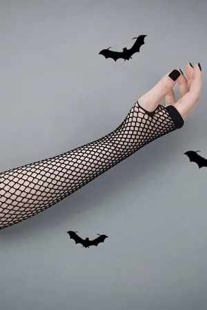 Mall Goth Fishnet Gloves