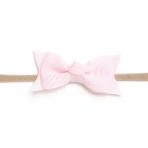 Pippa Grosgrain Bow - Powder Pink