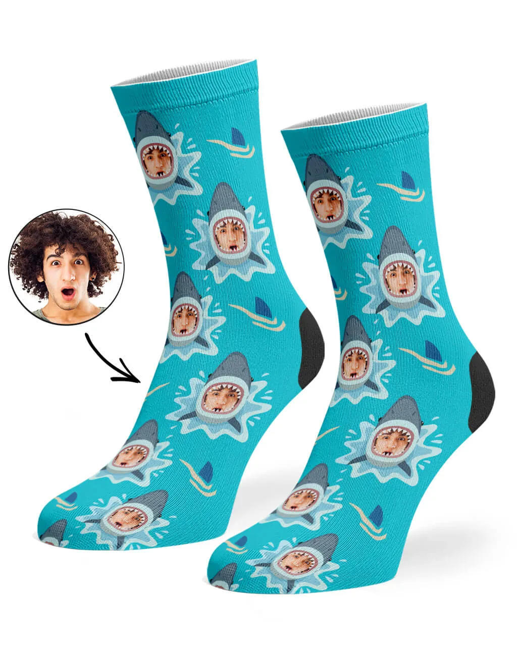 Shark Me Socks