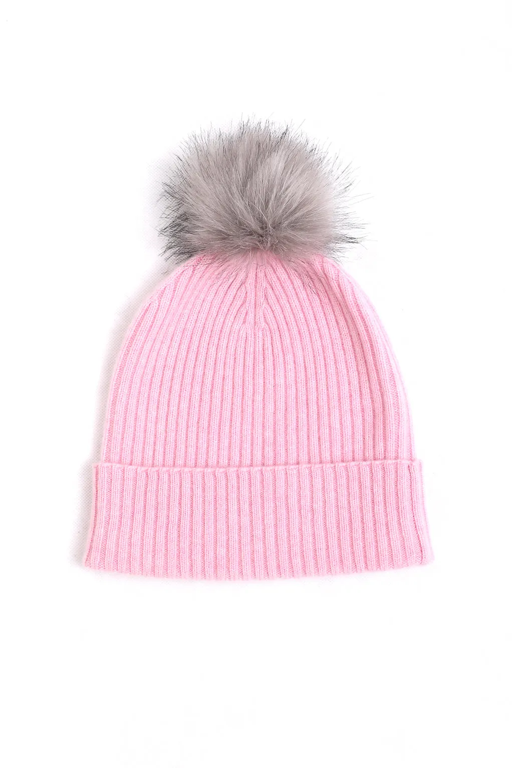 Sustainable Cashmere Hat - Soft Pink