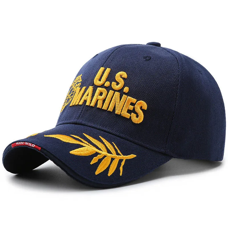 US Navy Embroidered Low Profile Soft Cotton Baseball Cap