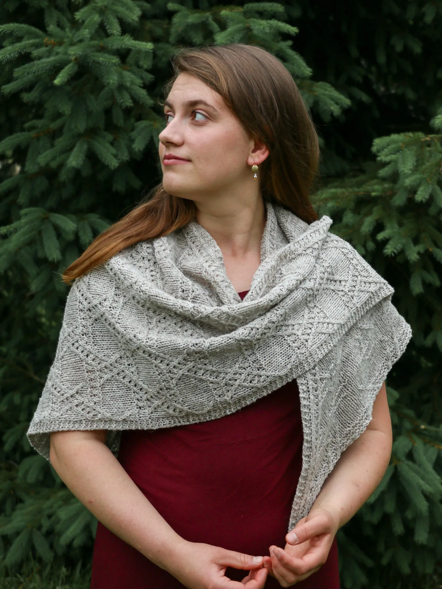 Waggle Dance Shawl <br/><small>knitting pattern</small>