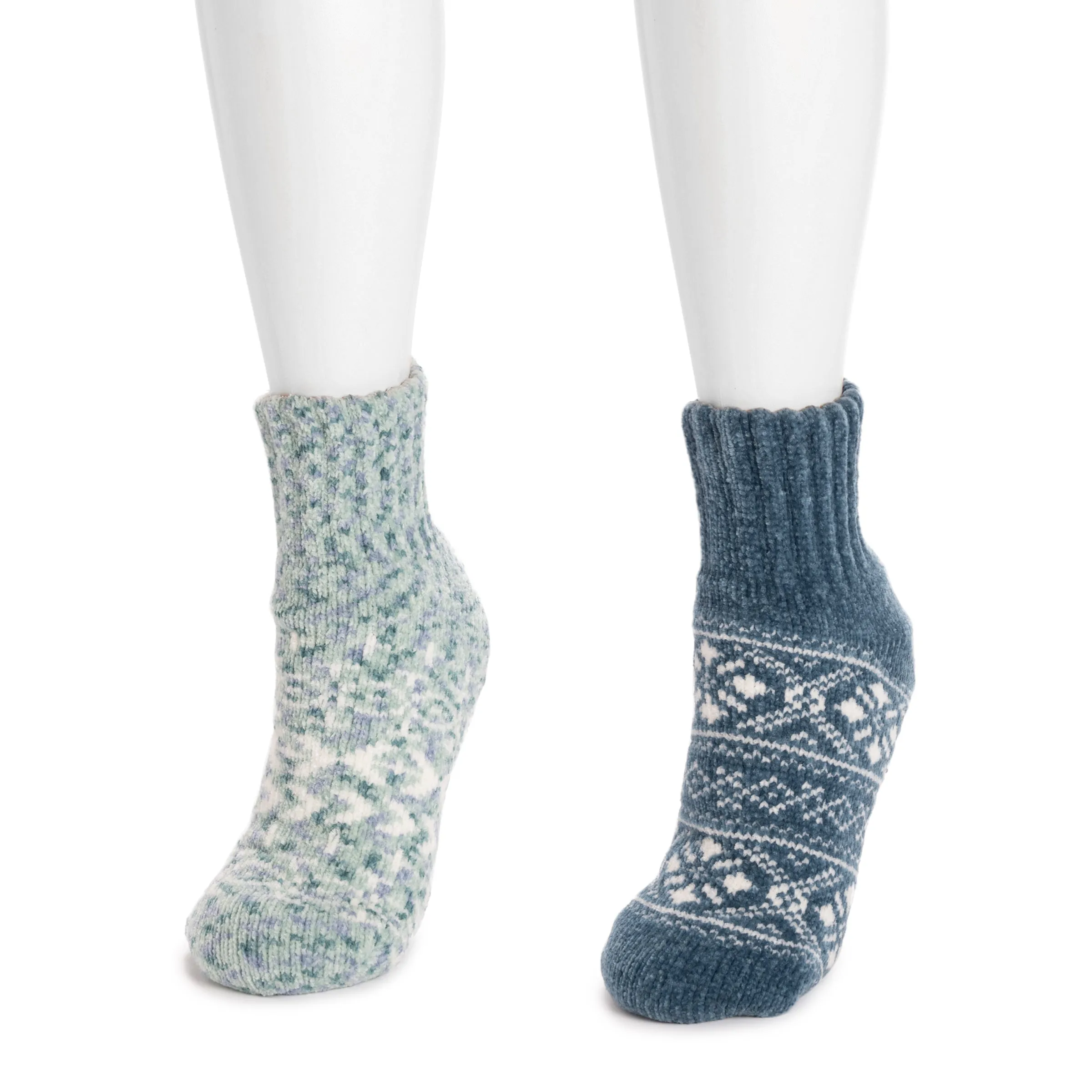 Women's 2 Pair Pack Shortie Chenille Cabin Socks