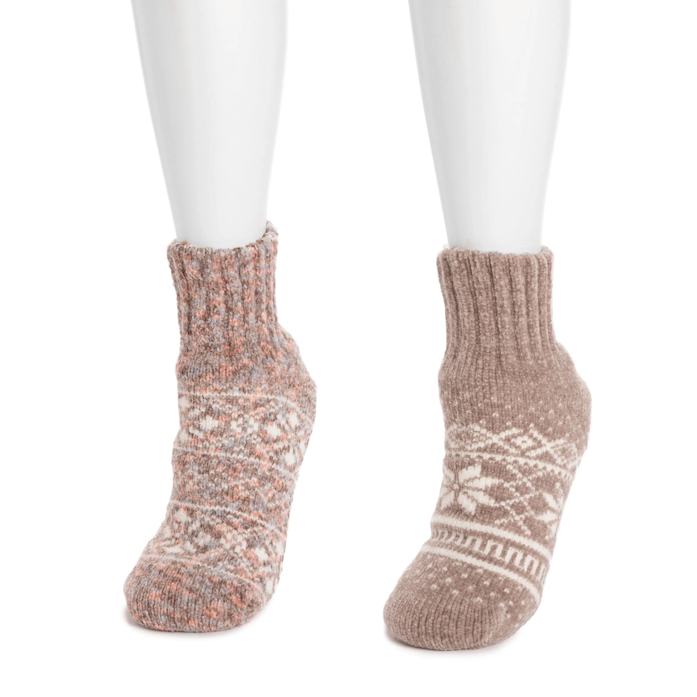Women's 2 Pair Pack Shortie Chenille Cabin Socks